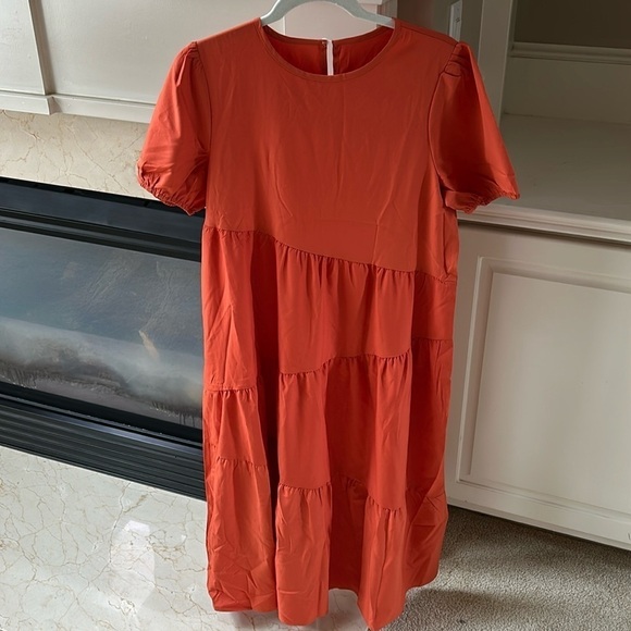 Maxi Dress Burnt Orange by SHEIN Size Medium - Picture 1 of 9